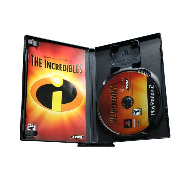 The Incredibles (Sony PlayStation 2, 2004) Disney Pixar CIB - PS2 Black Label‎ - Picture 3 of 4
